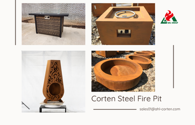 Corten Steel Outdoor Fire Pit